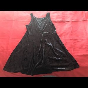 Velvet black dress
